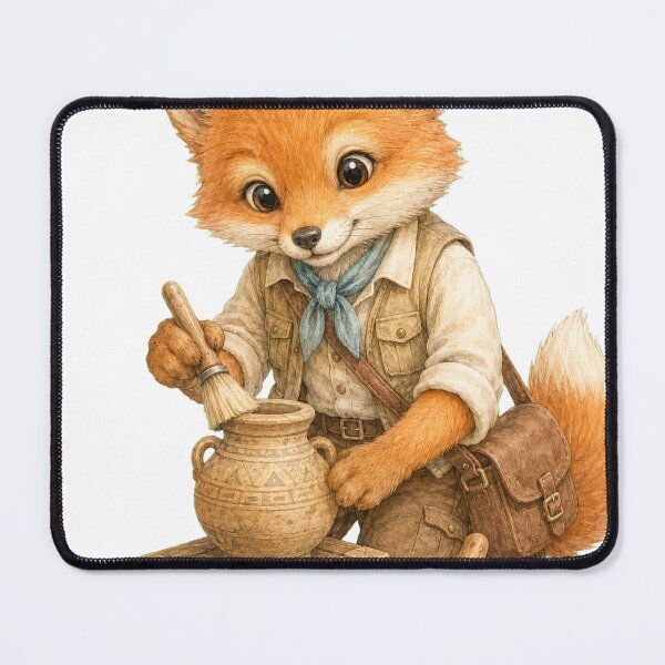 Item preview, Cute Fox Archaeologist designed and sold by photoparadise22.