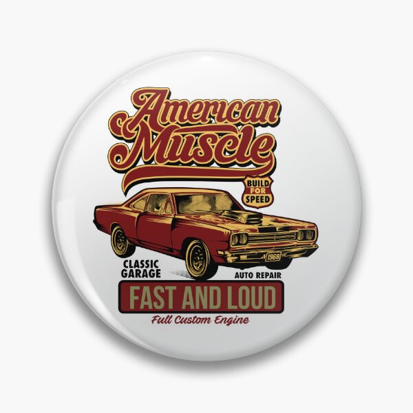 Item preview, American Muscle Fast And Loud Vintage Muscle Car designed and sold by heedooppod.
