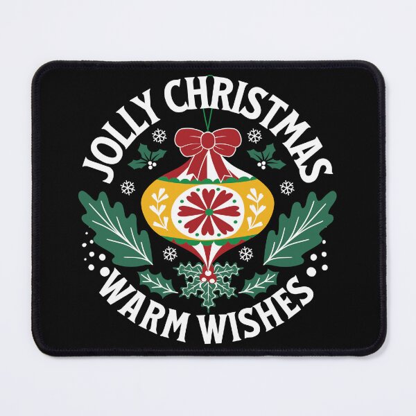 Item preview, Jolly Warm Wishes Christmas T-Shirt, Vintage Festive Ornament designed and sold by baretyas.