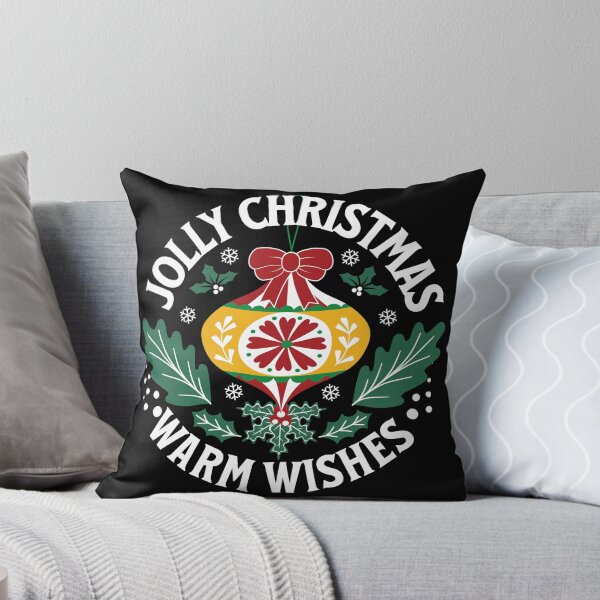 Item preview, Jolly Warm Wishes Christmas T-Shirt, Vintage Festive Ornament designed and sold by baretyas.