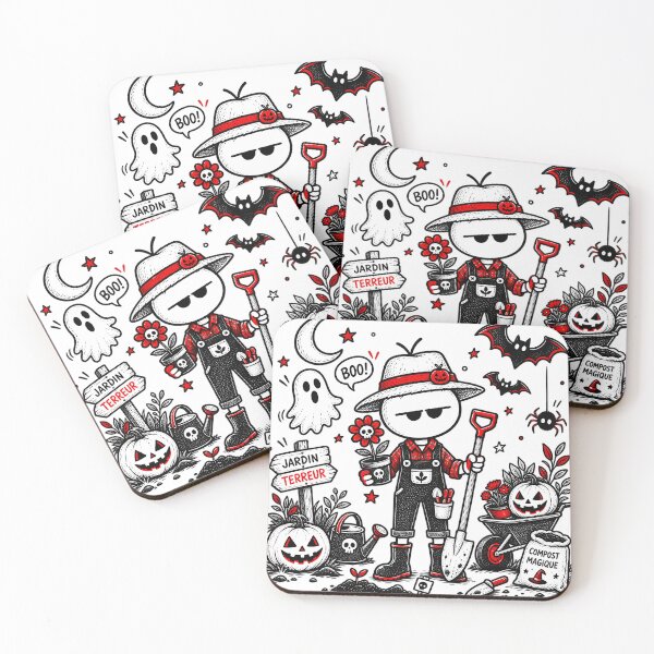 Item preview, Halloween Gardener T-shirt – Garden of Terror and Pumpkins designed and sold by J-Impression.