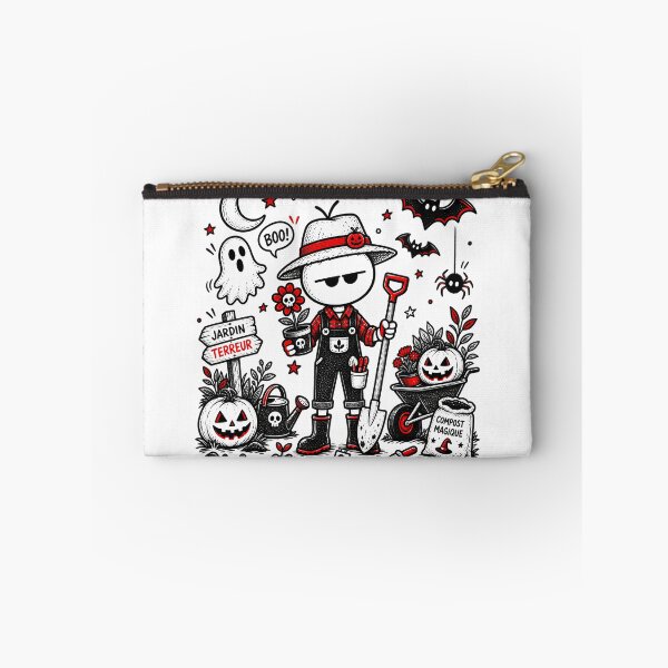 Item preview, Halloween Gardener T-shirt – Garden of Terror and Pumpkins designed and sold by J-Impression.