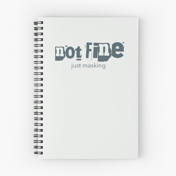 Item preview, Not Fine Just Masking Neurodivergent AuDHD Gift designed and sold by Notty DOT.