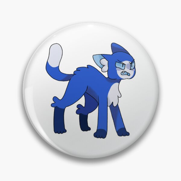 Item preview, Angry Blue Cat Fantasy Warrior Anime Kitten Art designed and sold by Demoreau.