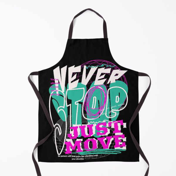 Item preview, Never Stop Just Move Dynamic Fitness T-Shirt, Gym Workout Top designed and sold by baretyas.