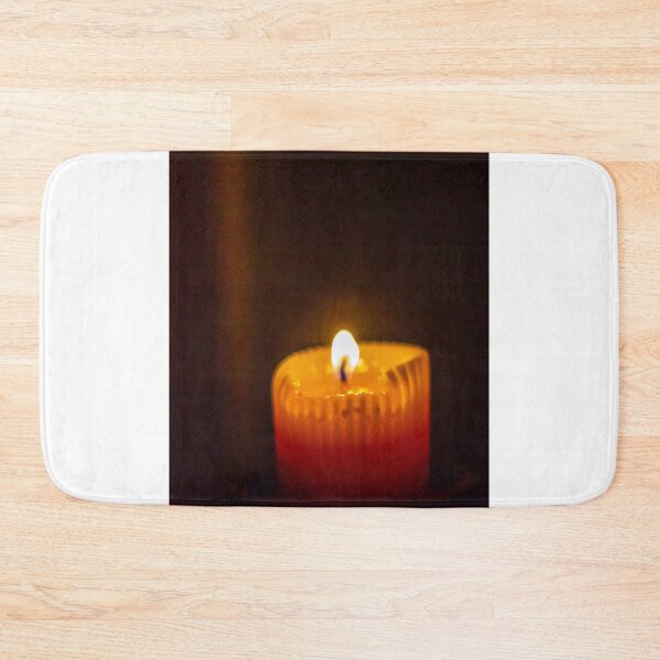 Item preview, Warm Candle Flame Casts Soft Glow Across Dark Room for Cozy Nighttime Ambience designed and sold by Nmallia.