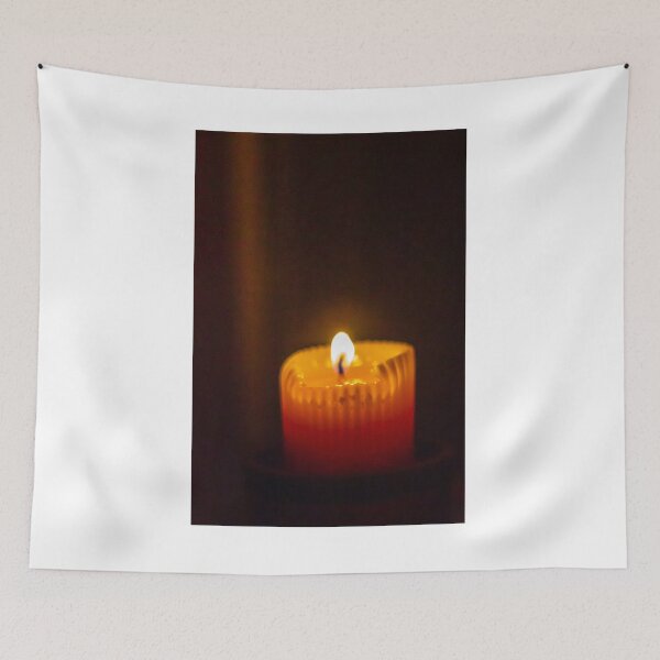 Item preview, Warm Candle Flame Casts Soft Glow Across Dark Room for Cozy Nighttime Ambience designed and sold by Nmallia.