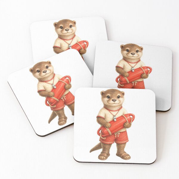 Item preview, Cute Otter Lifeguard designed and sold by photoparadise22.