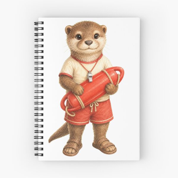 Item preview, Cute Otter Lifeguard designed and sold by photoparadise22.