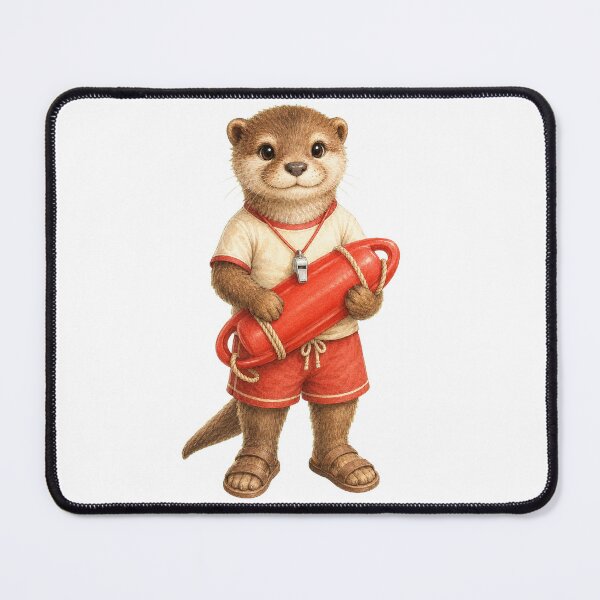 Item preview, Cute Otter Lifeguard designed and sold by photoparadise22.