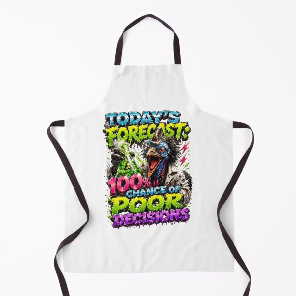 Item preview, Today's Forecast 100% Chance Of Poor Decisions designed and sold by Sovereign Supply Co..