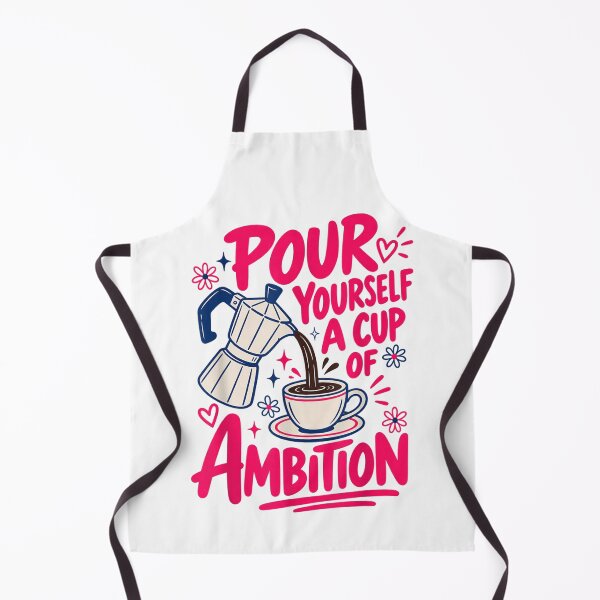 Item preview, Coffee Lover Moka Pot Pour Yourself A Cup of Ambition designed and sold by SaboCollita.