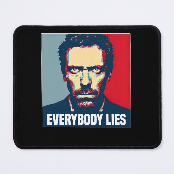 Item preview, Dr House Pop Poster Everybody Lies designed and sold by PCCreations.