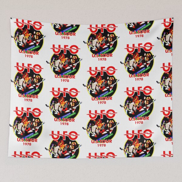 Item preview, UFO Band Strangers In The Night 1978 Tour Graphic designed and sold by RobynPeckArt.