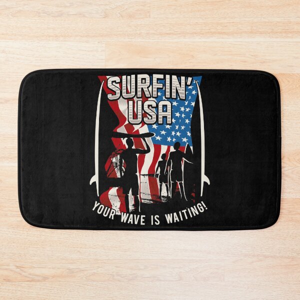 Item preview, Surfin USA Your Wave Is Waiting Patriotic Surfer designed and sold by heedooppod.