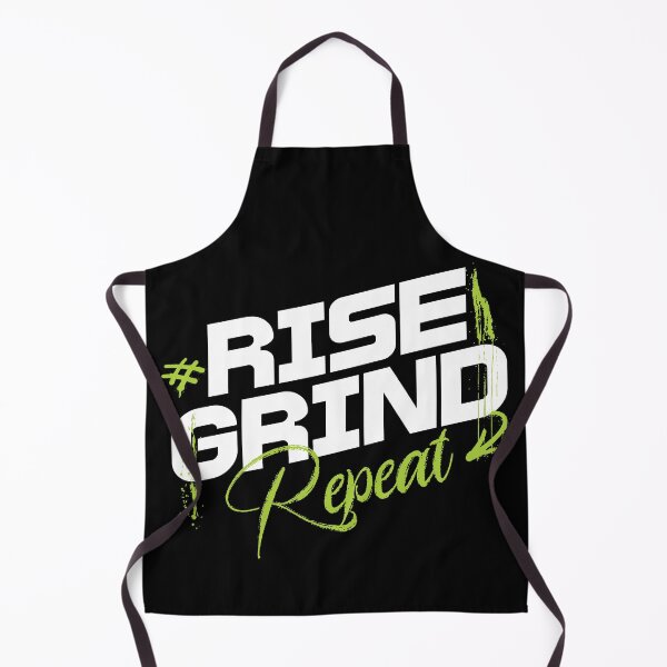 Item preview, Rise Grind Repeat Gym Motivational T-Shirt, Edgy Workout Hustle designed and sold by baretyas.