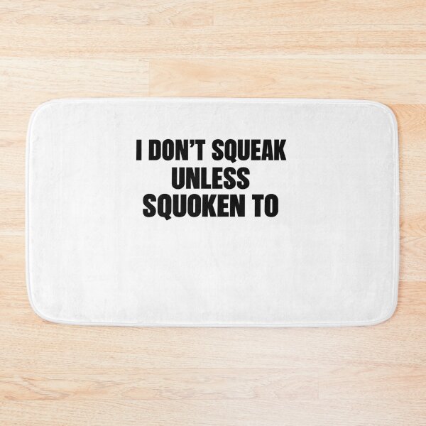 Item preview, Squoken To Squeak Pun Typography designed and sold by elderberry.