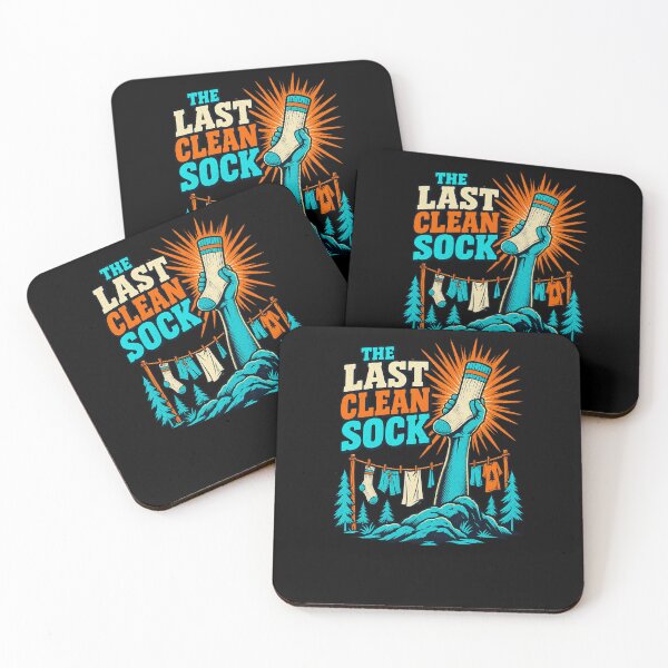 Item preview, Funny The Last Clean Sock Funny Laundry Camping Humor Art designed and sold by elderberry.