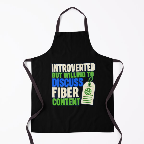 Item preview, Introverted But Willing To Talk Fiber Content designed and sold by elderberry.