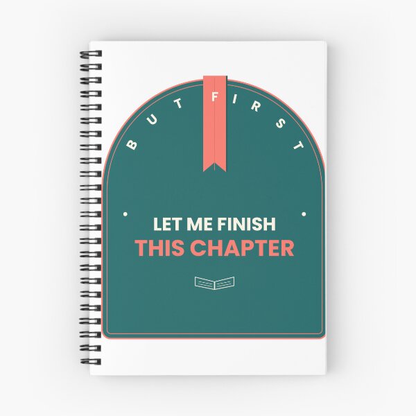 Item preview, But First Let Me Finish This Chapter Funny Bookworm T-Shirt designed and sold by Mega-Shopping.