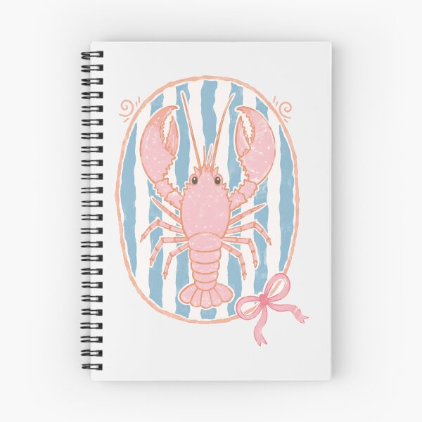 Item preview, Coquette Pink Lobster Cabana Stripe Coastal Summer Bow Aesthetic designed and sold by Yellowriversss.