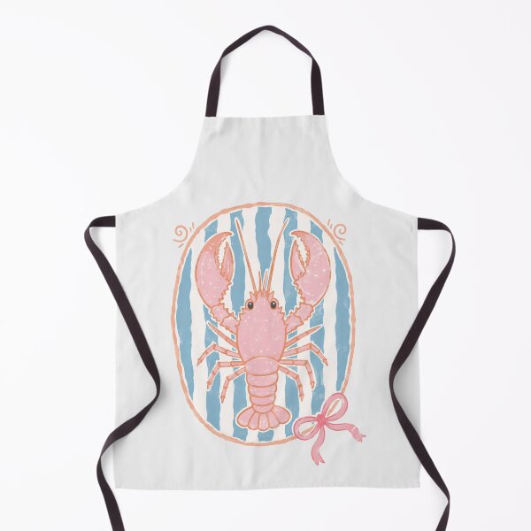 Item preview, Coquette Pink Lobster Cabana Stripe Coastal Summer Bow Aesthetic designed and sold by Yellowriversss.