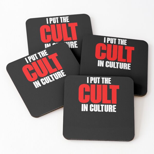 Item preview, Funny I Put Cult in Culture Typography Slogan Art designed and sold by elderberry.