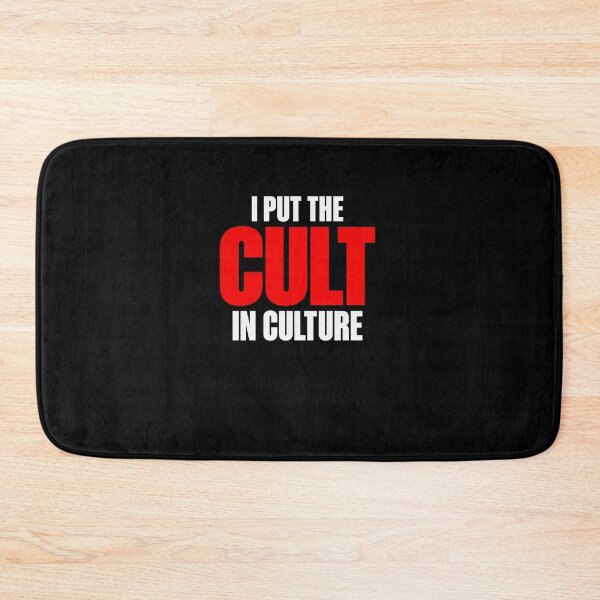 Item preview, Funny I Put Cult in Culture Typography Slogan Art designed and sold by elderberry.