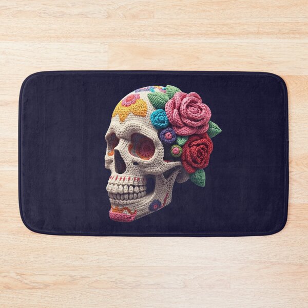 Item preview, Floral Amigurumi Sugar Skull designed and sold by Festive Bug.
