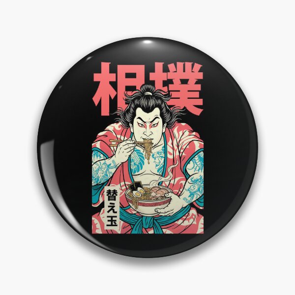 Item preview, Sumo Wrestler Ramen Noodles Second Serving Japanese Kanji designed and sold by GrandeDuc.