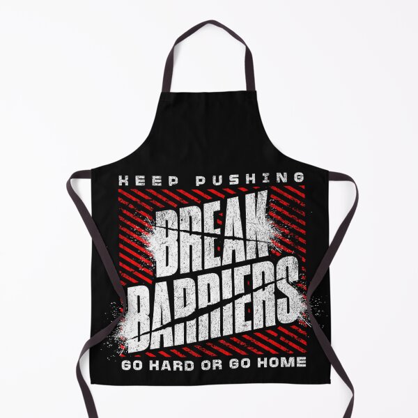 Item preview, Break Barriers Gym Fitness T-Shirt, Motivational Workout Shirt designed and sold by vec4u.