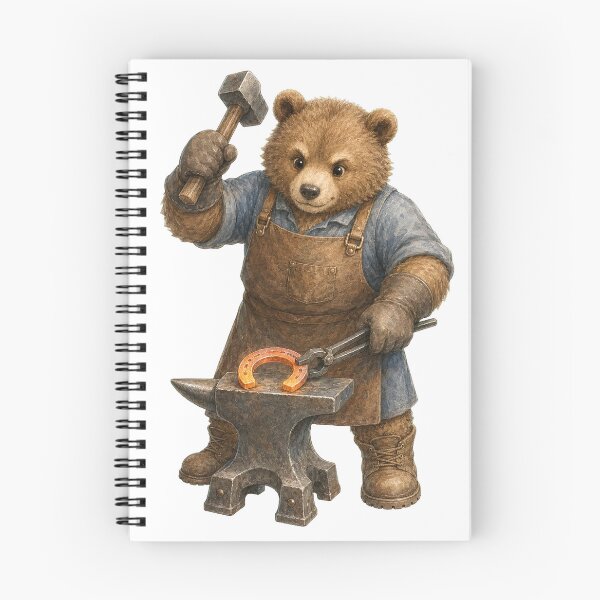 Item preview, Cute Bear Blacksmith designed and sold by photoparadise22.