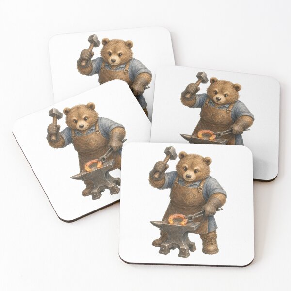 Item preview, Cute Bear Blacksmith designed and sold by photoparadise22.