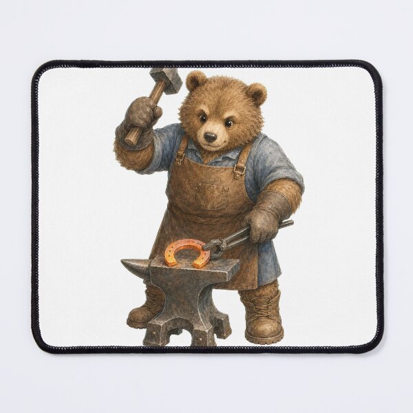 Item preview, Cute Bear Blacksmith designed and sold by photoparadise22.