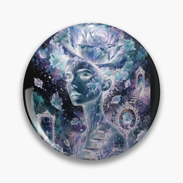Item preview, Surreal rose watercolor in negative designed and sold by Axokris.