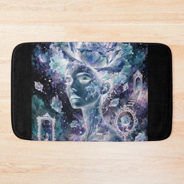 Item preview, Surreal rose watercolor in negative designed and sold by Axokris.