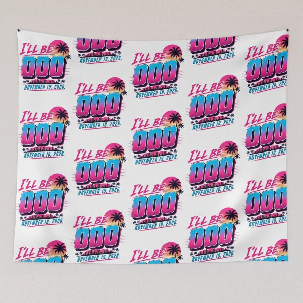 Aperçu de l'œuvre T-shirt rétro inspiré de GTA 6 et de Miami créée et vendue par damar-cuscaton.