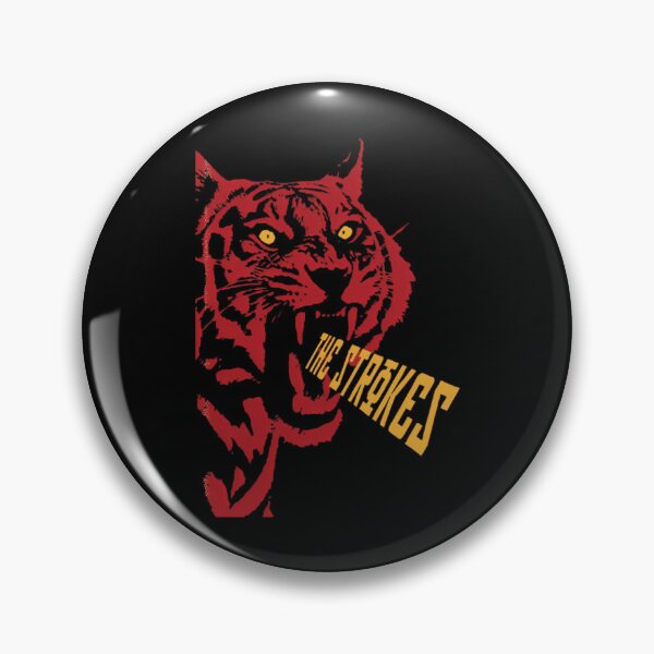 Item preview, The Strokes Tiger Head Rock  designed and sold by Rebecca Guntrip.