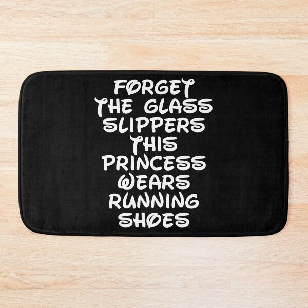 Item preview, Forget The Glass Slippers Running Quote designed and sold by linn-kathline.
