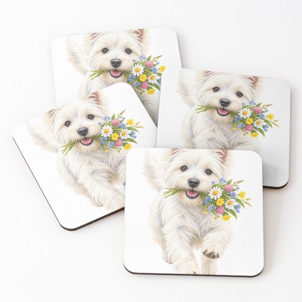 Item preview, Westie’s Wildflower Delivery designed and sold by Russell Thorne.