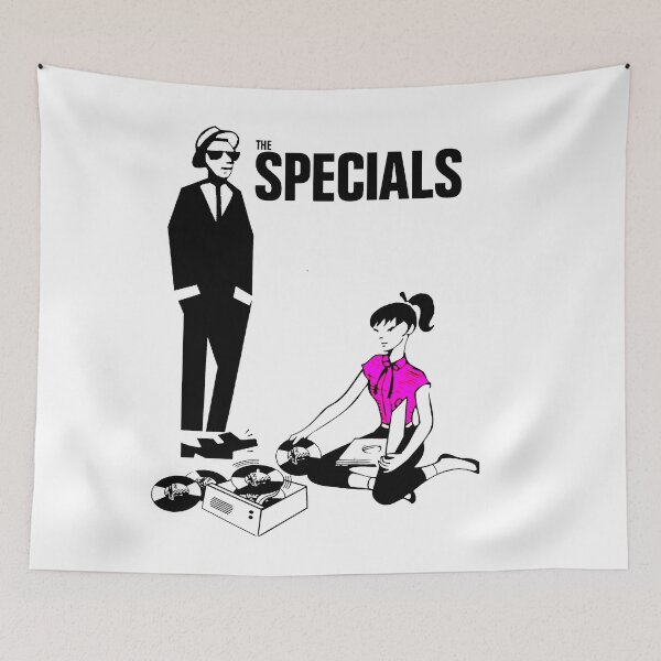 Item preview, Rocksteady Black Typography Man And Women designed and sold by GloomRooms.