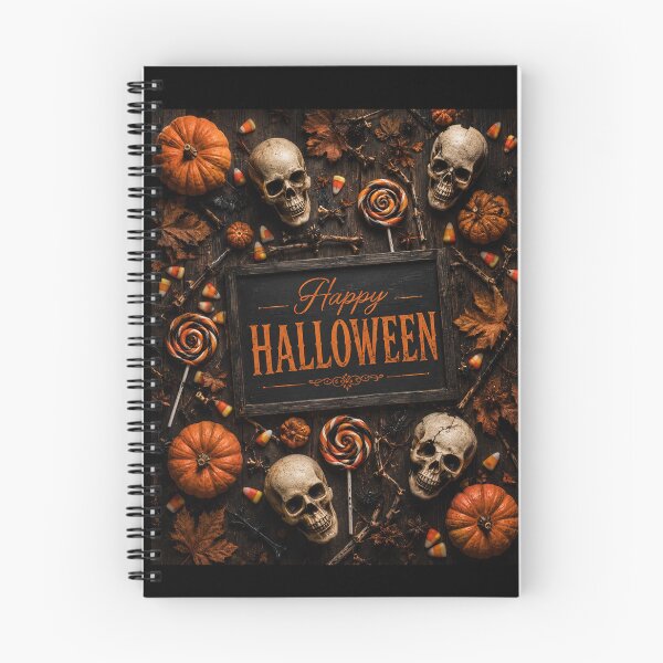 Item preview, Vintage Skull Pumpkin Halloween Flatlay designed and sold by AZA-20.