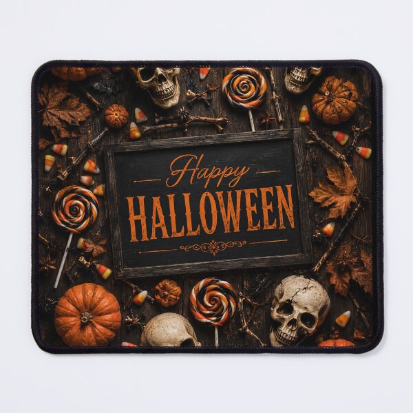 Item preview, Vintage Skull Pumpkin Halloween Flatlay designed and sold by AZA-20.