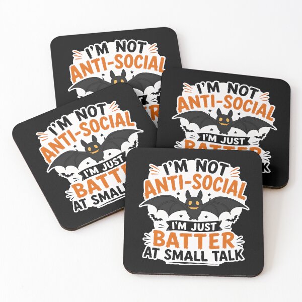 Item preview, I’m Not Anti-Social – I’m Just Better at Small Talk designed and sold by ArtDzignsZA.