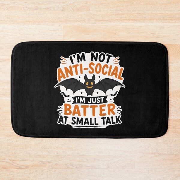 Item preview, I’m Not Anti-Social – I’m Just Better at Small Talk designed and sold by Canvas-Whispers.