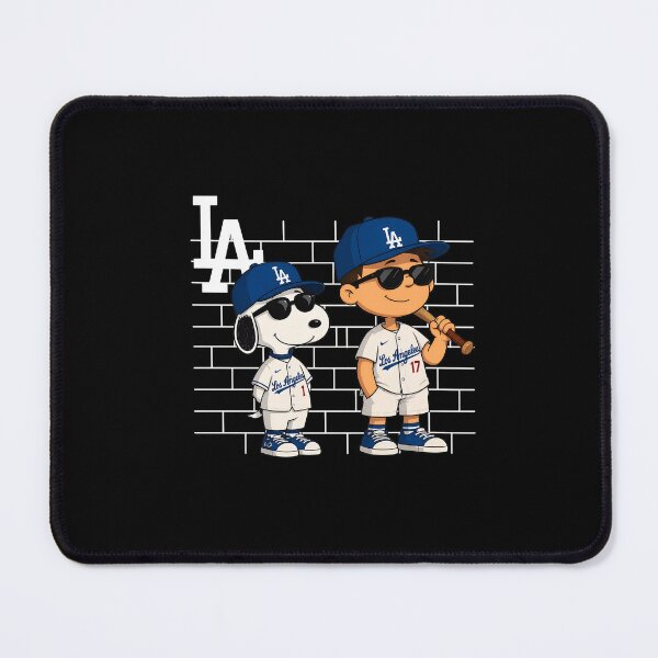 Item preview, LA Baseball Pals Snoopy & Boy Cool  designed and sold by VividSurreal.