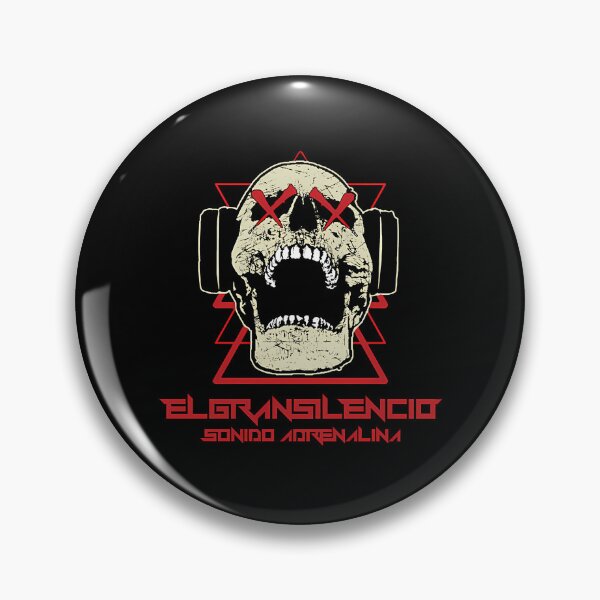 Artikelvorschau, Rock Band Totenkopfkopf Rotes Dreieck Headset Musik entworfen und verkauft von Ali Aboelmakarem.