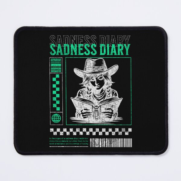 Item preview, Sadness Diary Indie Grunge T-Shirt, Y2K E-Girl Alt Clothing designed and sold by baretyas.