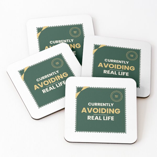 Item preview, Currently Avoiding Real Life Funny Book Lover T-Shirt designed and sold by Mega-Shopping.