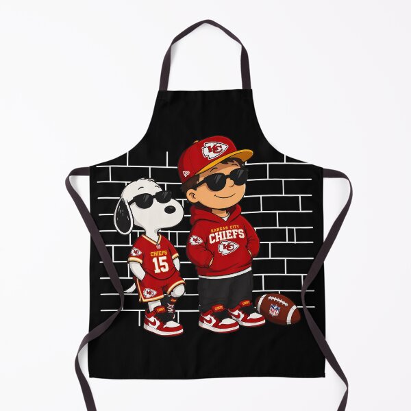 Item preview, Kansas City Chiefs Cartoon Duo with Football designed and sold by VividSurreal.